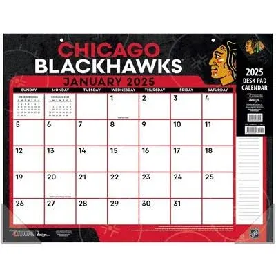 TURNER SPORTS Chicago Blackhawks Desk Calendar