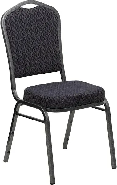 Flash Furniture HERCULES Series Crown Back Stacking Banquet Chair Fabric