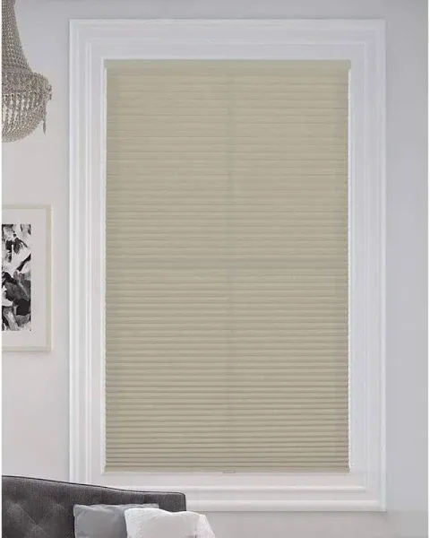 BLINDS AVENUE Fawn Cordless Light Filtering 9/16 Cellular Shade 39 W x 72 L in.