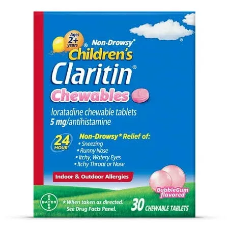 Claritin Children's 24 Hour Allergy Chewable Tablets