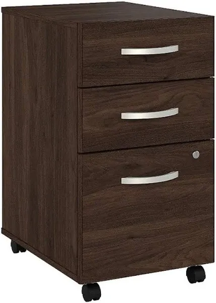 Hybrid 3 Drawer Mobile File Cabinet - Assembled