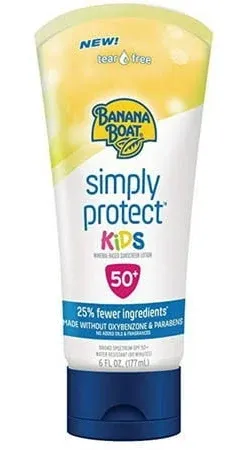 BANANA BOAT KIDS MINERAL SPF 50+ SUNSCREEN 6 OZ &amp; SUNSCREEN SPRAY  EXP:07/25