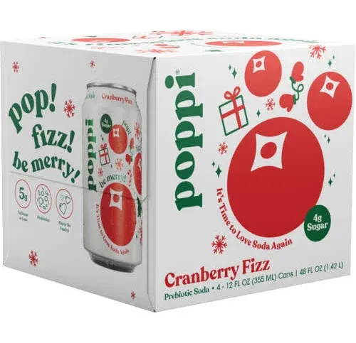 Poppi Cranberry Fizz Prebiotic Soda