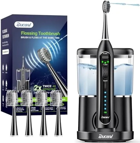 Electric Toothbrush with Water Flosser,Profes