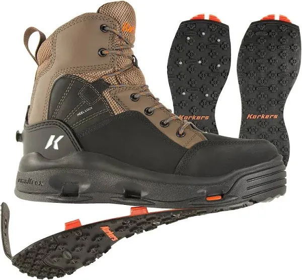 Korkers Buckskin Wading Boots Kling-On