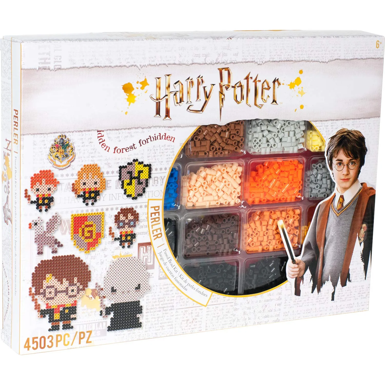 HARRY POTTER Perler - Fuse Bead Kit 4503pc / 19 Patterns- NEW IN BOX!