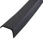 M-D 16 ft. Black Rubber Garage Door Bottom Seal