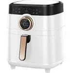 ALLCOOL Air Fryer Oven - 8 Pre-Programmed Settings with Touch Screen, Safe Non-Stick Tray