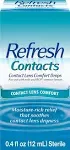 Refresh Contacts Contact Lens Comfort Drops 0.4 fl oz (12ml) Sterile