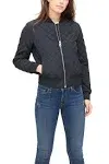 Levi's Diamond Quilted Bomber Jacket - Black