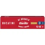 Barilla Al Bronzo Bucatini Pasta 12 oz. (Pack of 20), Bronze Cut Pasta Created from a Reserve Batch Durum Wheat, Non-GMO, Kosher