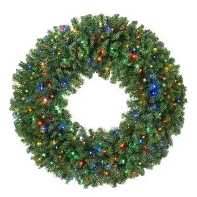 Casafield Pre-Lit Artificial Christmas Wreath