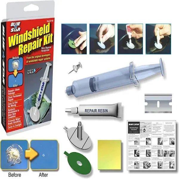 Blue-Star Windshield Repair Kit .027 fl oz