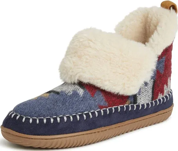 Alpine by Dearfoams Women's Moritz Bootie House Slipper