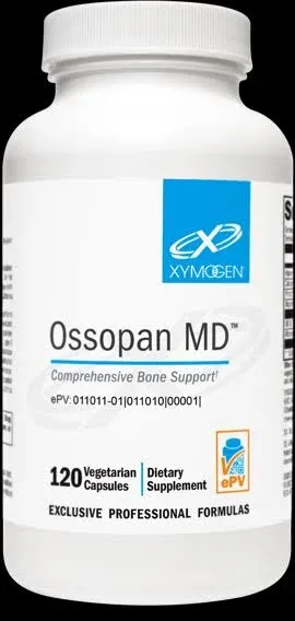 XYMOGEN Ossopan MD - Supports Bone Strength + Bone Health - Calcium Supplement with Microcrystalline Hydroxyapatite, Phosphorus, Vitamin D3 and Magnesium Malate (240 Capsules)