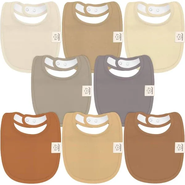 KeaBabies 8-Pack Baby Drool Bibs