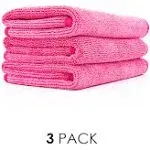 The Rag Company - Premium Glass Pink 3 Pack