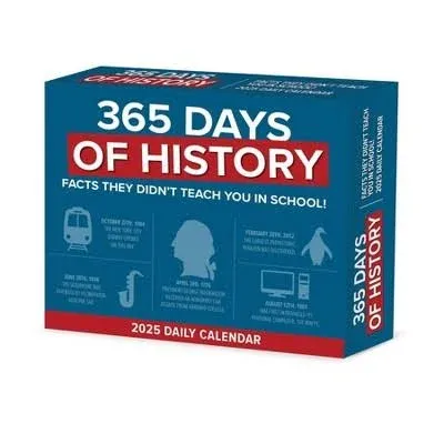 Willow Creek Press,  365 Days of History 2025 Desk Calendar