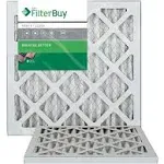 Filterbuy 16x18x1 MERV 8 Pleated HVAC AC Furnace Air Filters (2-Pack)