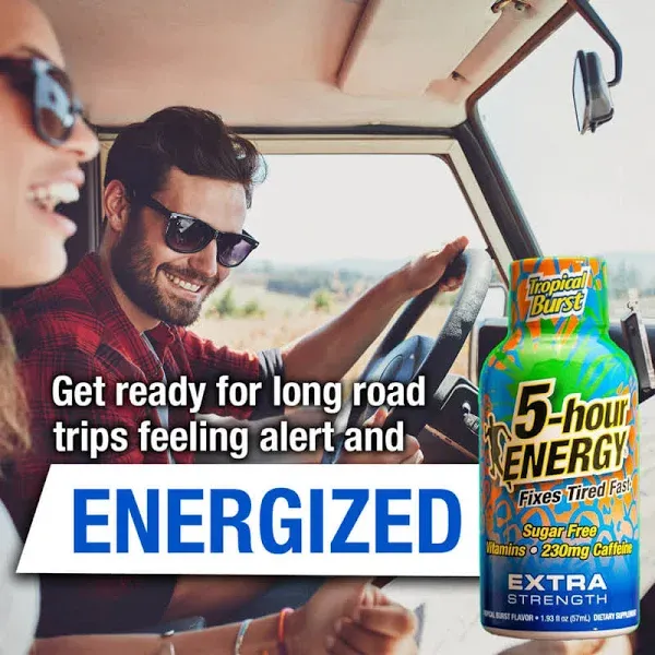 5 Hour Energy Tropical Burst Extra Strength Shots