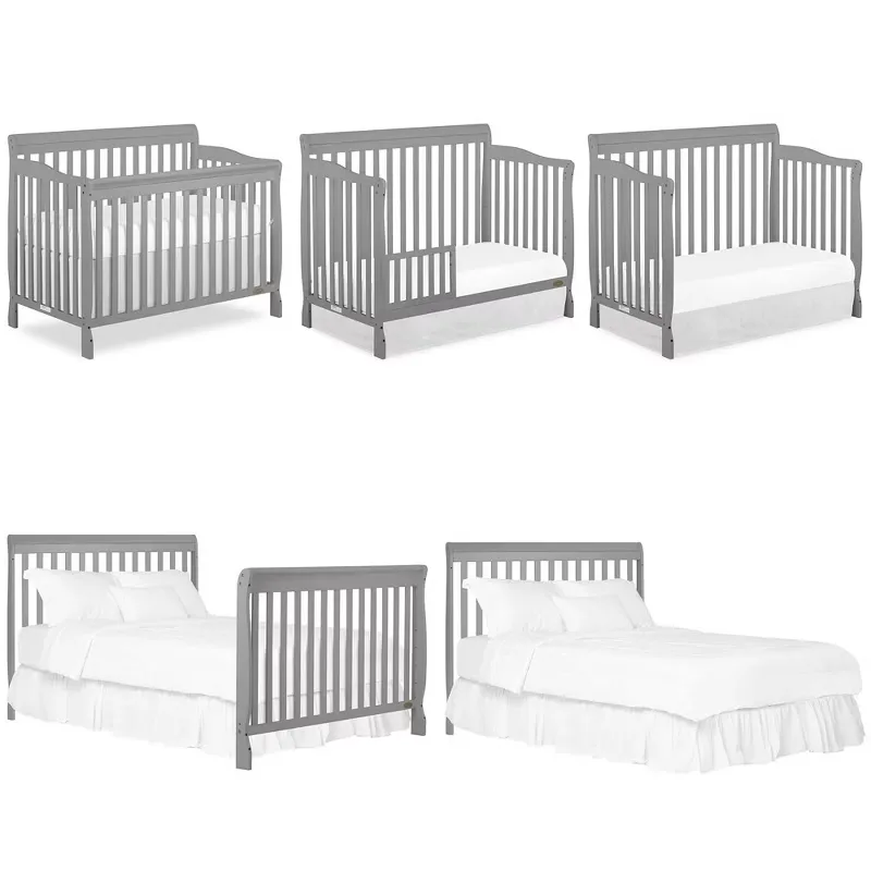 Dream On Me Ashton 4-In-1 Convertible Crib