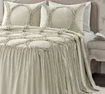 Lush Decor Riviera Bedspread Neutral 3PC Set King