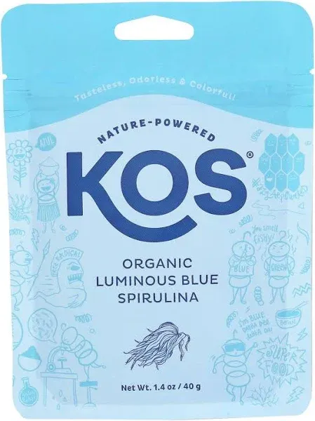 Kos Organic Luminous Blue Spirulina Powder