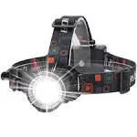 RJ-2166 1000 Lumens LED Headlamp with White Light,3 Modes Adjustable Headlight F