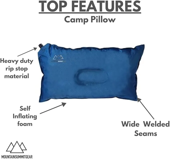 Mountain Summit Gear Self Inflating Camp Pillow