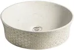 KOHLER EXCLUSIVE KENSHO 16&#034; NATURAL STONE round vessel bathroom sink