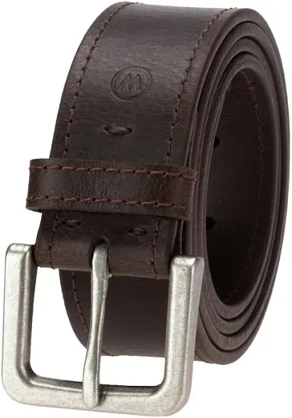 Wrangler Men’s Leather Belt, Country Casual Every Day Belt for Jeans