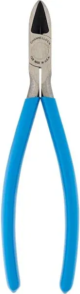 Channellock 758 7.5-Inch Long Reach Diagonal Flush Cutting Plier, Blue