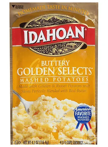 Idahoan Buttery Golden Selects Mashed Potatoes