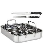 Viking 3-Ply Roasting Pan with Rack & Carving Set