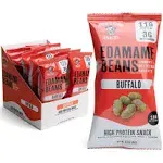 Fred's Farm Roasted Edamame Snacks - Buffalo, Low Calorie (0.9oz, 10-Pack) | Keto-Friendly, Low Carb, High Protein (11g) | Vegan, Gluten-Free | Ideal Crunchy Snack for Office and On-the-Go