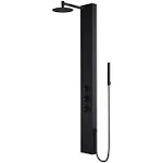 Vigo Ellington Matte Black 4-Spray Massage Jet Shower Panel System