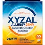 Xyzal Allergy 24 Hour Relief Tablets 55 ct