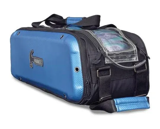 Hammer Carbon Shield Triple Tote Blue Bowling Bag