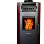 ComfortBilt HP50 Burgundy Pellet Stove 42,000 BTU