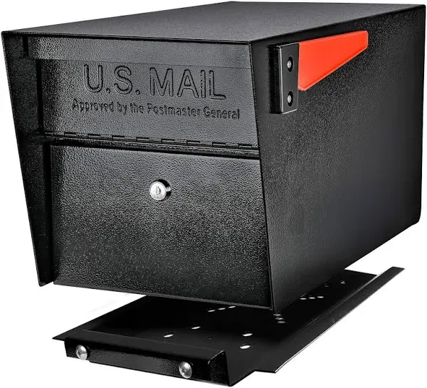 Mail Boss 7500 Mail Manager Pro Locking Security Mailbox Black