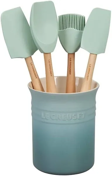 Le Creuset 5-Piece Craft Series Utensil Set with Crock