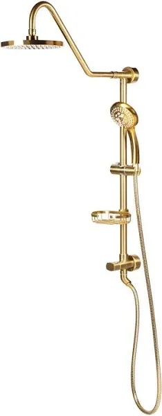 Pulse 1011-BG-1.8GPM ShowerSpas Brushed-Gold Shower System Kauai III