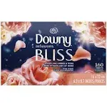 Downy Infusions Bliss 160ct Dryer Sheets Sparkling Amber and Rose