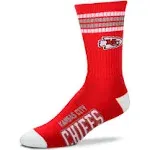 Kansas City Chiefs - 4 Stripe Deuce Crew Socks