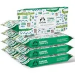 Amazon Brand - Mama Bear Fragrance Free Flushable Toddler Toilet Wipes, 336 Count (8 Packs of 42)