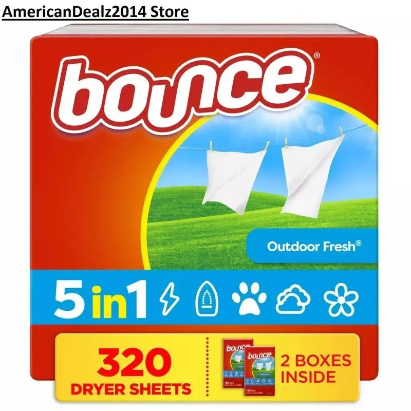 Bounce Farmulated Fight Wrinkles Dryer Sheets (320 ct)