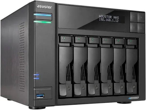 ASUSTOR AS6706T Lockerstor 6 SAN/NAS Storage System