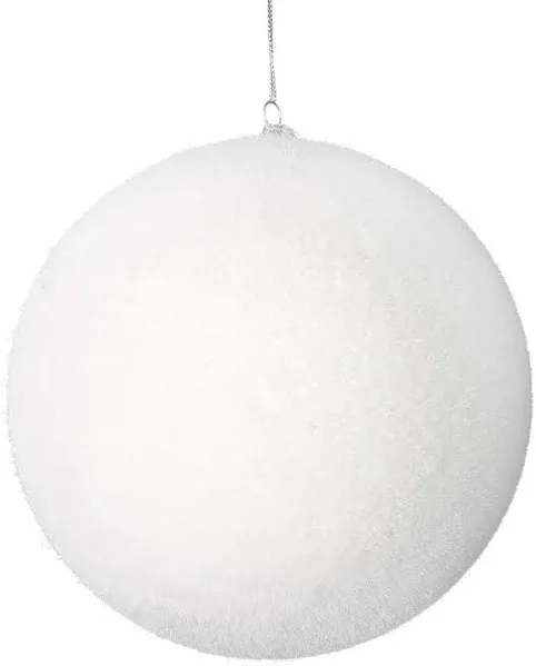 Vickerman Flocked Ball Ornament