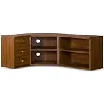 Baxton Studio Commodore TV Stand, Dark Brown