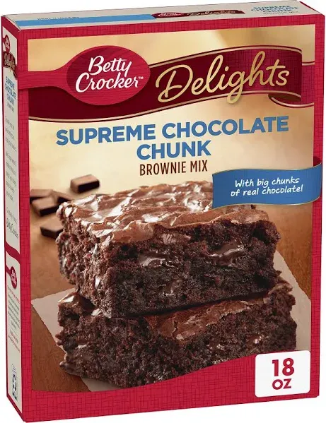 (6 pack) Chocolate Chunk Brownie Mix, 18 oz,FAST SHIPPING